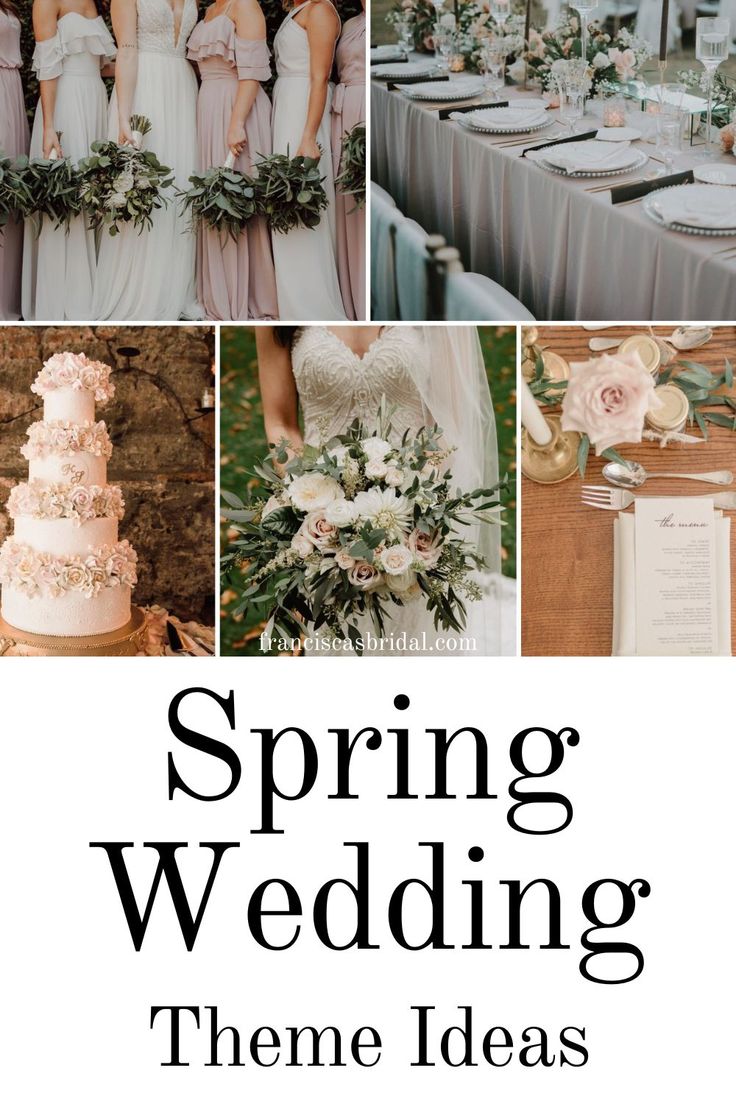 wedding theme ideas for spring and summer