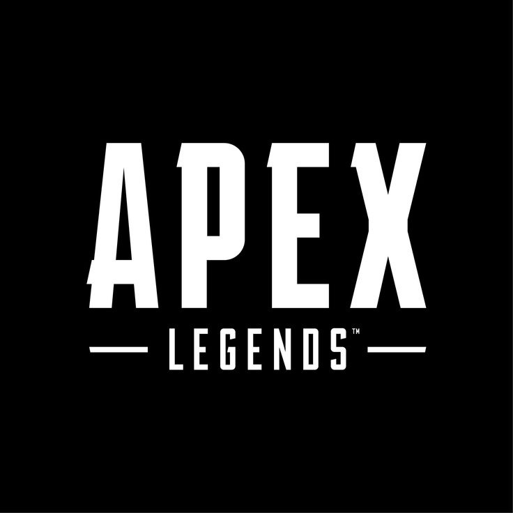 the apexx logo on a black background with white letters that read apexx legendos