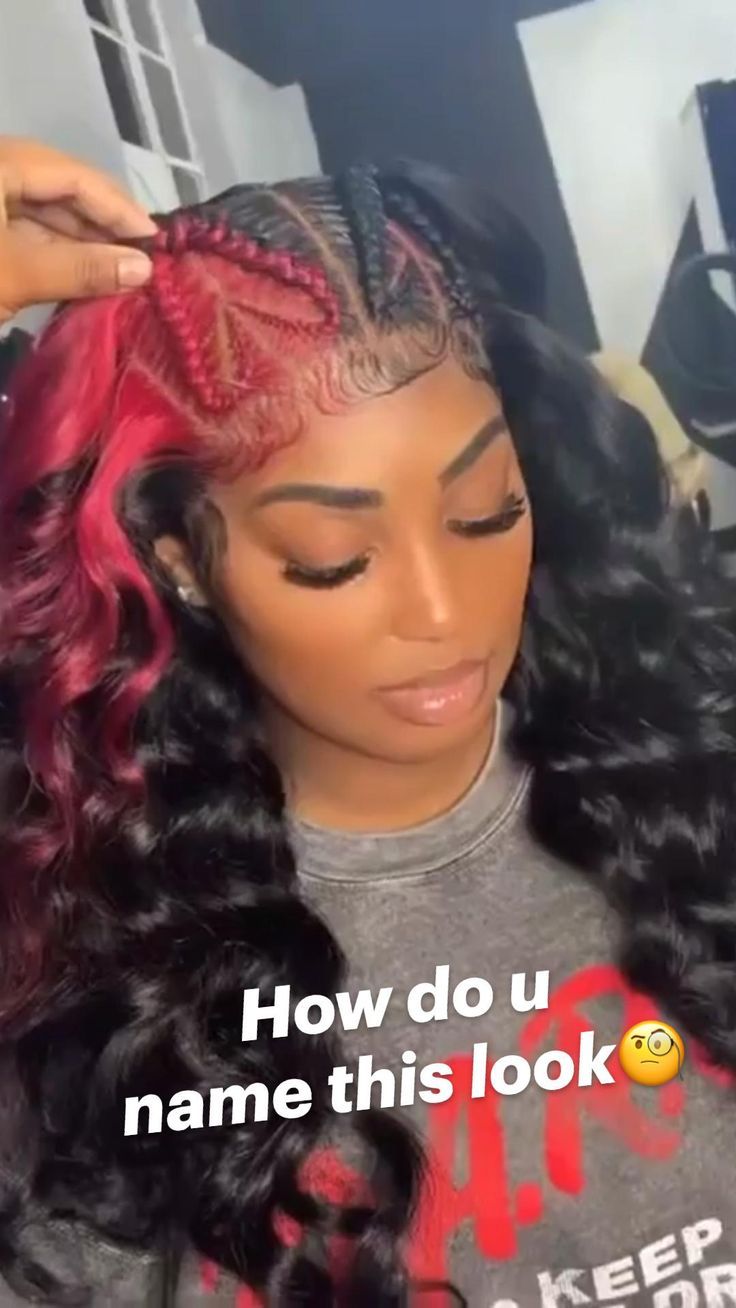 Valentine’s Day Hairstyles Black Women, Valentine’s Day Hair, Valentines Day Hairstyles Black Women, Wig Essentials, Valentine Hairstyles, Practical Hairstyles, U Name, Valentines Hairstyles, Lace Fronts