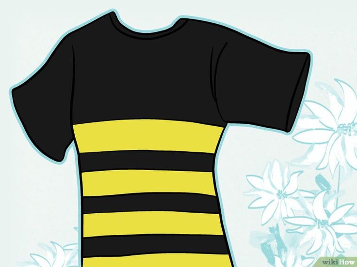 a black and yellow striped t - shirt with flowers in the backgroung