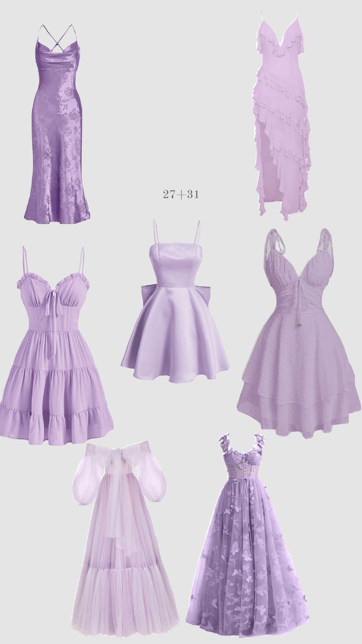 #Lilac #dresses #aesthetic Purple Dress Outfit Aesthetic, Lavender Birthday Aesthetic, Lilac And Beige Outfit, Light Purple Aesthetic Outfit, Lilac Birthday Outfit, Lilac And Purple Outfit, Purple Aesthetic Dress, Lavender Dress Aesthetic, Purple Fashion Aesthetic