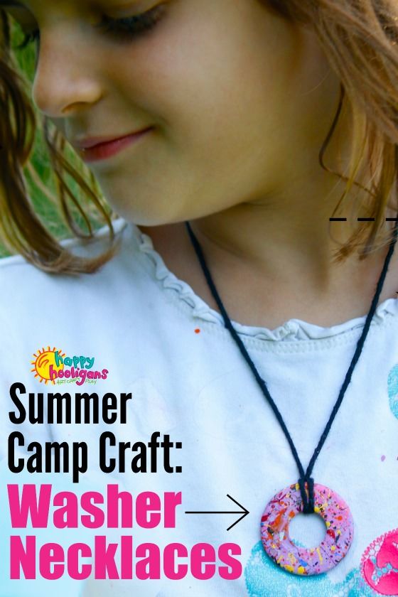 Painted Washer Necklace Craft for Kids Washer Crafts, Snail Craft, About Teachers, Happy Hooligans, Summer Camp Crafts, Crafts For Teens To Make, Camp Crafts, Sand Crafts, Birthday Crafts