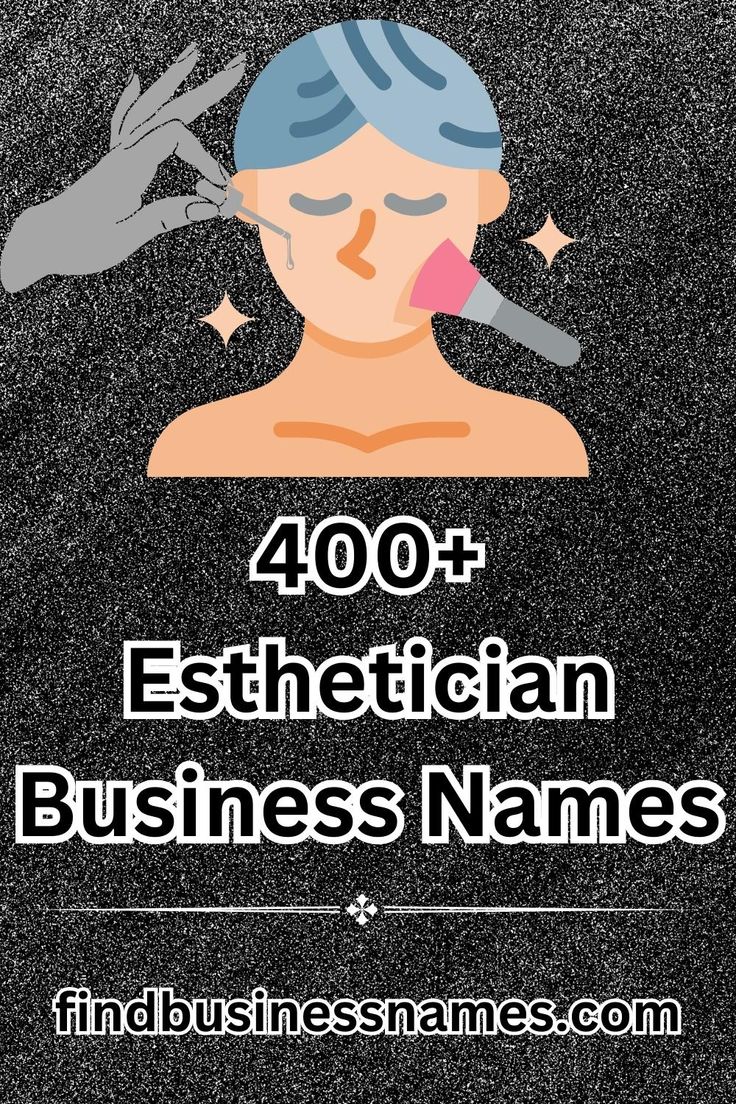 Discover unique and catchy names for your esthetician business! 💅💼 Get inspired with our curated collection of names that exude beauty and professionalism. From elegant and sophisticated to fun and trendy, find the perfect name that captures your brand's essence. #EstheticianBusiness #NameInspiration ✨👩‍🔬#EstheticianBusinessNames #BeautyInspiration #BusinessIdeas #BeautyBranding Unique Esthetician Business Names, Esthetician Salon Names, Beauty Business Names Ideas Inspiration, Names For Esthetician Business, Aesthetician Business Names, Botox Business Names, Esthetic Business Names, Cosmetic Names Ideas Business, Esthetician Brand Name Ideas