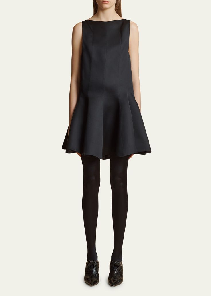 Khaite Mags Flared Short Dress Winter 2024, Bergdorf Goodman, Top Designers, Short Dress, Short Dresses, Tops Designs, Fall Winter, Luxury Fashion, Free Shipping