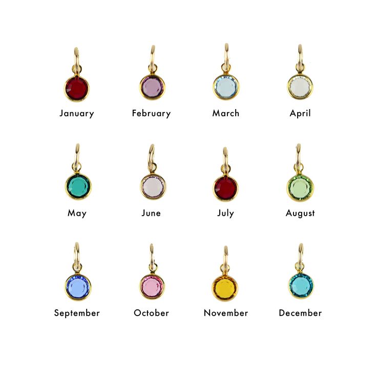 Celebrate your birth month or your loved one's birth month with our Swarovski crystal Birthstone Charm. A classic addition to your charm bracelet. One for you, or one for each grandchild! Click here to shop our Charm Bar for all the options for wearing your charm. Measurements (approximate): 1/4" Materials: Brass with gold finish; Swarovski crystal May Birthstone Necklace With Charms For Everyday, Round Birthstone Charms For Anniversary, Everyday Personalized Round Birthstone Necklace, Anniversary Birthstone Round Pendant Charms, Personalized Round Birthstone Necklace, Hypoallergenic May Birthstone Round Necklace, Personalized Round Beads Charms As Gifts, Personalized Round Beads Charms For Gift, Hypoallergenic May Birthstone Necklace