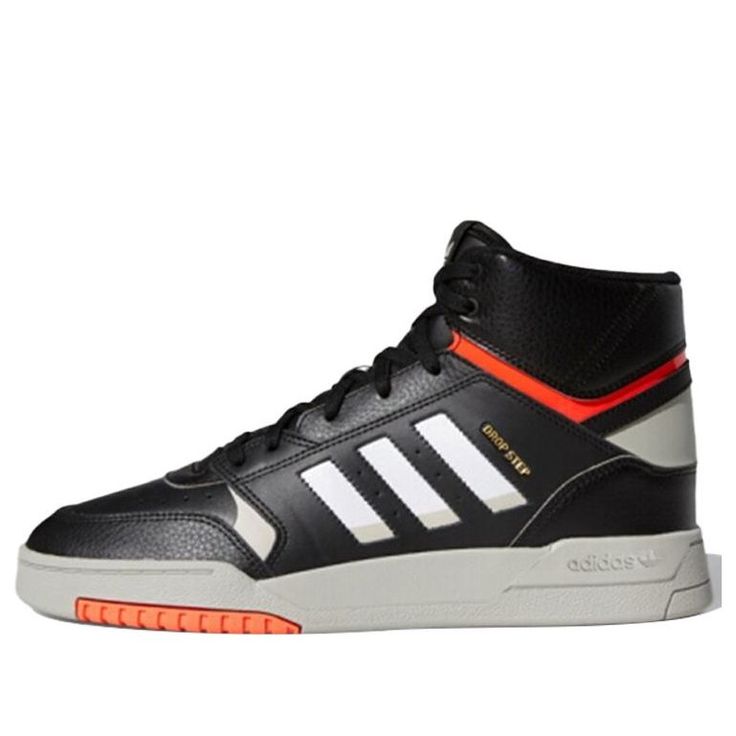 adidas Drop Step 'Black Solar Red' EF7136 (SNKR/Unisex) Adidas Drop Step Low, Casual Black High-top Sneakers For Training, Casual Adidas Logo Basketball Shoes For Sports, Black Sneakers With Three Stripes For Light Sports, Casual Adidas Basketball Shoes For Sports, Sporty Basketball Shoes With Three Stripes, Casual Basketball Shoes With Three Stripes For Sports, Adidas Basketball Shoes For Sports, Sporty Basketball Shoes With Three Stripes For Streetwear