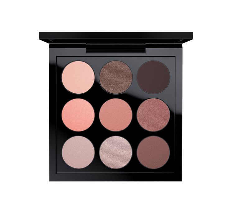 Dusky Rose Times Nine. A well-edited palette featuring a colour wave of dusky rose hues Eyeshadow Burgundy, Mac Make Up, Mac Palette, Best Mac Makeup, Mac Eyeshadow Palette, Penyimpanan Makeup, Mac Eye Shadow, Mac Cosmetics Eyeshadow, Eye Makeup Eyeshadow