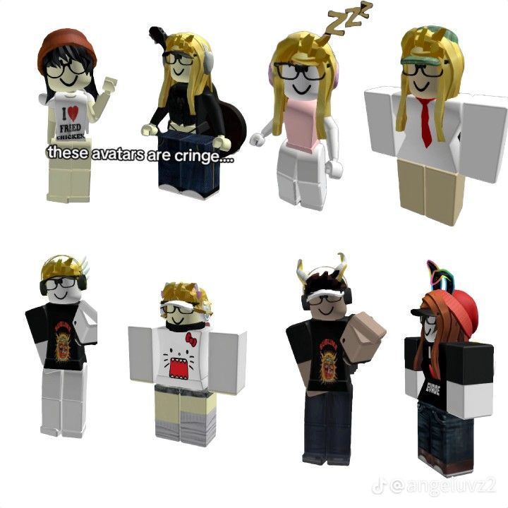 the legos are all wearing different costumes