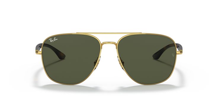 Experience the ideal balance of classic and contemporary style with Ray-Ban RB3683 sunglasses. The square shape and polished gold metal frame give these shades a timeless appeal. The classic green lenses, treated with G-15 technology, provide superior vision clarity and color contrast. These glasses are not only stylish but also practical. Available with prescription lenses. Gold Aviator Sunglasses With Gradient Square Frame, Gold Aviator Sunglasses With Tinted Square Frame, Gold Aviator Sunglasses With Gradient Lenses, Gold Square Frame Aviator Sunglasses With Tinted Lenses, Classic Gold Polarized Aviator Sunglasses, Classic Gold Aviator Sunglasses With Polarized Lenses, Gold Square Frame Aviator Sunglasses With Metal Frame, Modern Gold Aviator Sunglasses With Square Frame, Classic Yellow Gold Polarized Sunglasses