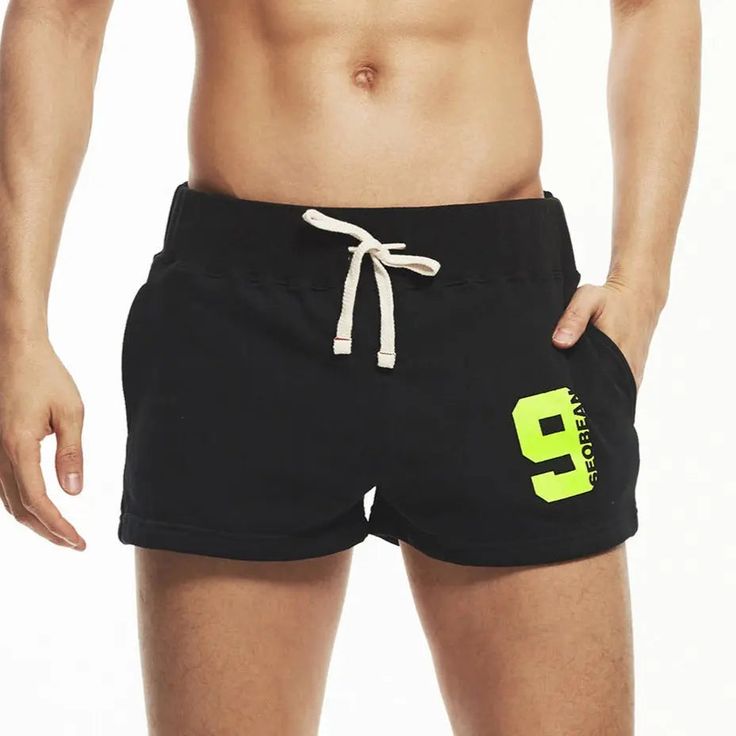 This is an excellent gift for your beloved or for yourself. Seobean Rugby Shorts are designed to improve your daily comfort by decreasing friction and managing outdoor. Ultra-soft comfort mesh fabric with a silky fabric that feels amazing against your skin and enjoys utility and sexy design simultaneously. The drawstring waist on these shorts is elasticated—shorts with a low waist that are hot, comfy, and sensual.This Seobean Rugby Shorts is a very soft fabric that makes you feel like you aren't Casual Short Leg Pants For Gym, Comfortable Black Bottoms For Summer, Casual Breathable Cotton Shorts, Summer Sportswear Pants For Leisure, Breathable Cotton Casual Shorts, Summer Leisure Sportswear Pants, Black Sports Pants For Summer, Summer Sports Cotton Pants, Black Summer Bottoms With Comfort Waistband