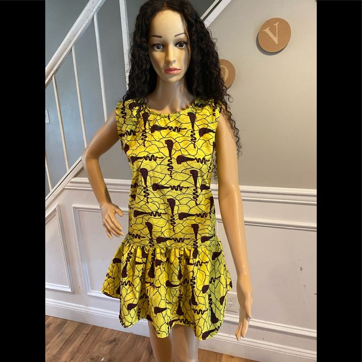 Our Beautiful Dress Is A Must Have . Bright And Colorful For The Fall. It Is Comfortable And Is Available In Different Prints. *Sold Out* Casual Yellow Mini Dress With Ruffles, Yellow Stretch Mini Dress With Ruffles, Yellow Stretch Dress With Ruffles, Yellow Fitted Short Sleeve Dress, Fitted Yellow Sundress, Casual Yellow A-line Dress, Yellow Fitted Sundress, Yellow Stretch Mini Dress, Fitted Yellow Knee-length Mini Dress