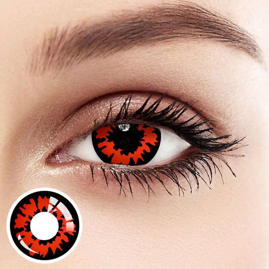 Red Eye Color, Red Contact Lenses, Sandwich Painting, Red Contacts Lenses, Mysterious Eyes, Best Contact Lenses, Red Contacts, Graffiti Lettering Alphabet, Perfect Vision