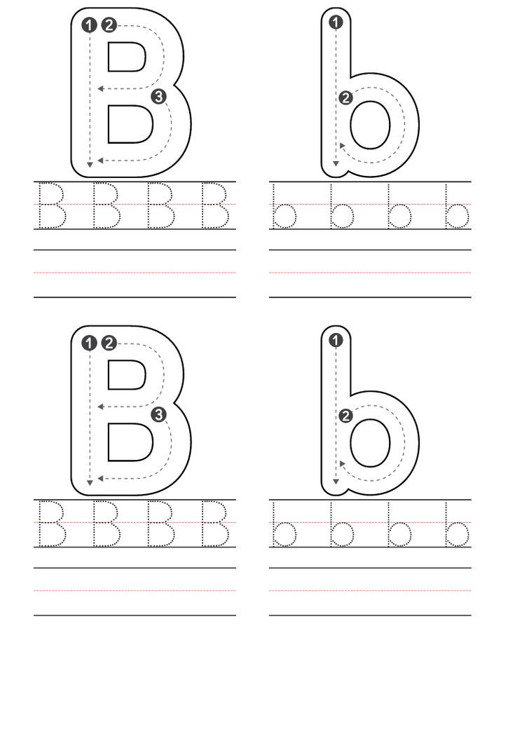 the letter b worksheet for children to practice their handwriting and writing skills with