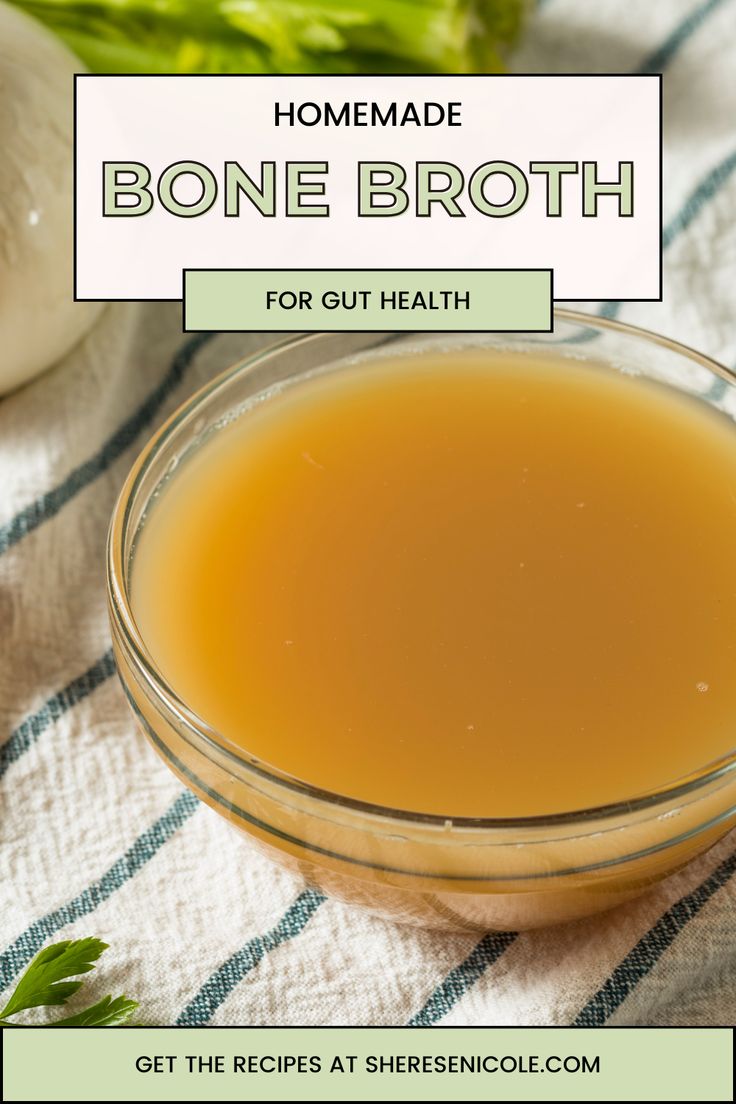 homemade bone broth for gut health