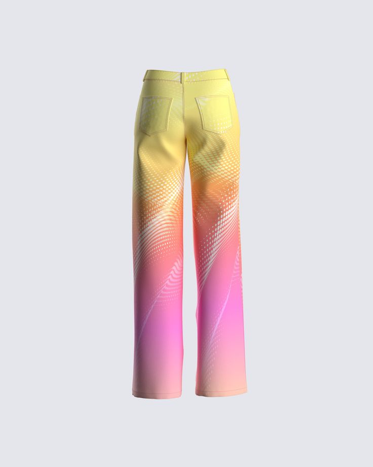 This print and these colors? 🥵 We gon be lookin like a starburst pack and all these h*es will be tryna take a bite... What's ya fave flavor? 👅👀 Relaxed Fit Bottoms With All Over Print For Spring, Trendy Relaxed Fit Printed Bottoms, Trendy Graphic Print Relaxed Fit Pants, Trendy Printed Bottoms With Relaxed Fit, Y2k Wide Leg Pants With Graphic Print, Casual Multicolor All Over Print Pants, Casual Multicolor Pants With All Over Print, Casual Multicolor All-over Print Pants, Trendy Multicolor Relaxed Fit Jeans