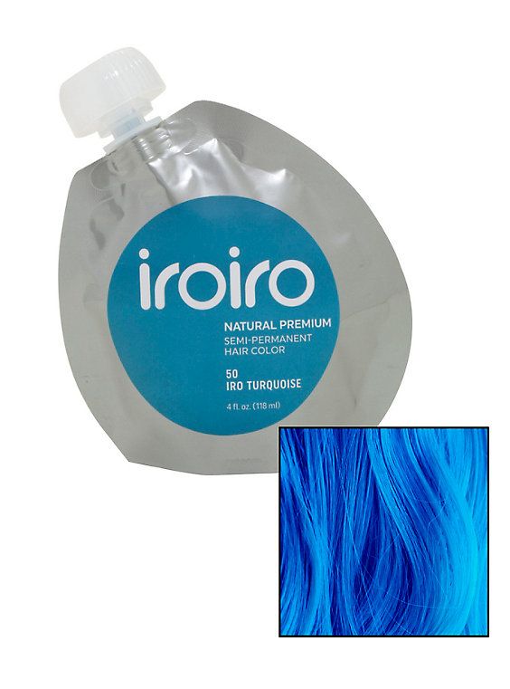 Iroiro Turquoise Hair Dye, Turquoise Hair Dye, Purple Hair Dye, Blue Hair Dye, Hair Dye Brands, Organic Hair Color, Dyed Hair Blue, Dyed Hair Purple, Hair Color Brands, Semi Permanent Hair Dye