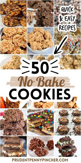 50 no bake cookies that are easy to make and delicious for the whole family