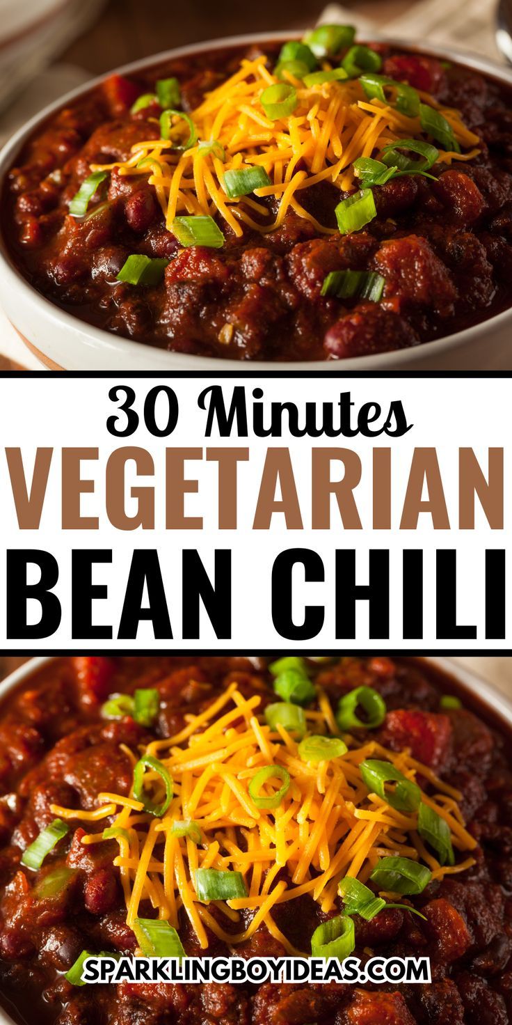 Looking for comforting dinner recipes? Try our Homemade Vegetarian Chili recipe – it's hearty, healthy, and perfect for a meatless Monday. This crockpot chili recipe is packed with black beans, kidney beans, lentils, and quinoa, making it a protein powerhouse. Spice up your no meat chili recipe with our secret blend of seasonings for that perfect kick. Serve this vegetable chili recipe with cornbread. This meatless chili recipe is the best option for weeknight dinners or fall dinner recipes. No Meat Chili, Recipe With Cornbread, Meat Chili Recipe, Comforting Dinner Recipes, Meatless Chili Recipe, No Meat Chili Recipe, Vegetable Chili Recipe, Meatless Chili, Three Bean Chili