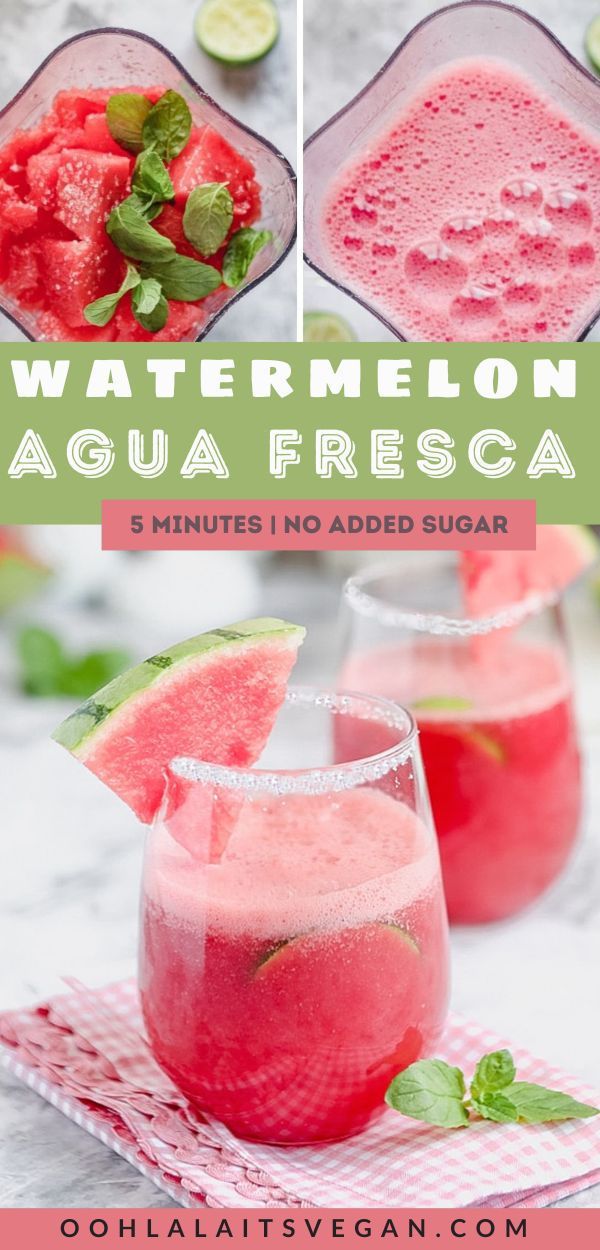 2 glasses of watermelon agua fresca on a marble table Watermelon Mocktail, Fresca Drinks, Tajin Seasoning, Watermelon Agua Fresca, Summer Coffee Drinks, Watermelon Recipe, Healthy Summer Drinks, Agua Fresca Recipe, Watermelon Drink