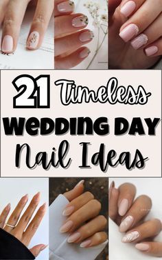 Wedding Shellac Nails Brides, Wedding Pedicures For Bride, Nail Polish For Wedding The Bride, Manicure For Wedding Brides, Subtle Bridal Nails, Short Nails Ideas Wedding, Short Nails For Bride Wedding Day, Simple Nails For Wedding Guest, Wedding Nails For Bride Ivory