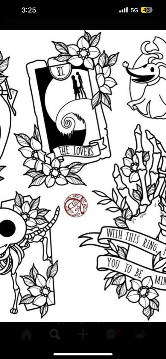 an image of some flowers and tattoos on a cell phone screen with the text, i am