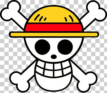 a skull wearing a hat with bones on it, transparent background png clipart