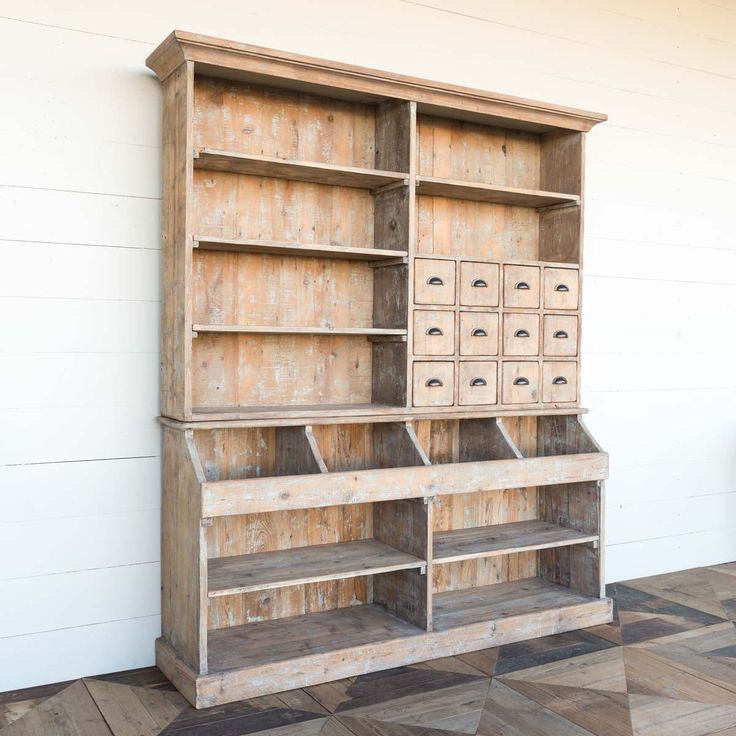 Old General Store Hutch-Iron Accents Old General Stores, Butik Design, Painted Fox Home, Diy Muebles Ideas, Hutch Cabinet, Decoration Shabby, Diy Pallet Projects, Antique Farmhouse, Ikea Furniture