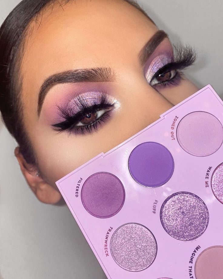 Lip Styles, Lavender Eyeshadow, Quince Makeup, Makeup Goddess, Make Up Designs, Drag Make-up, Purple Eye Makeup, Makeup Pallets, Make Up Inspiration