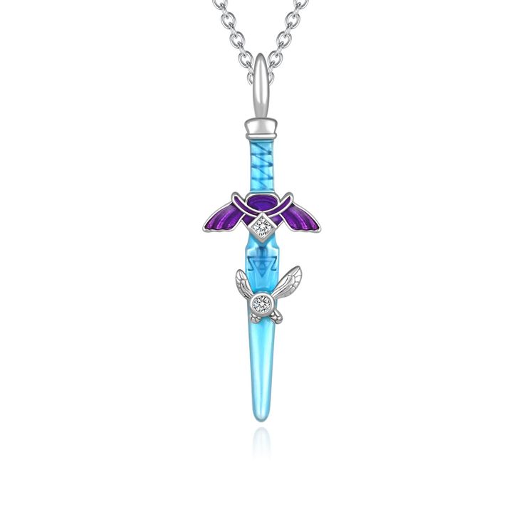 PRICES MAY VARY. Design: The Zelda Master Sword necklace is a tribute to the legendary blade of Hyrule, beautifully crafted to capture its iconic design. Wearing this necklace, you carry a symbol of courage and adventure close to your heart. Perfect for any Zelda fan, it adds a touch of epic fantasy to your everyday styl Zelda Necklace Material: The sterling silver master sword necklace, crafted from 925 sterling silver, is lead-free, nickel-free, and anti-allergic, featuring a high-polished fin Zelda Necklace, Zelda Gifts, Silver Link Necklace, Hyrule Warriors, Fantasy Adventure, Iconic Design, Necklace Sterling Silver, Link Necklace, Icon Design