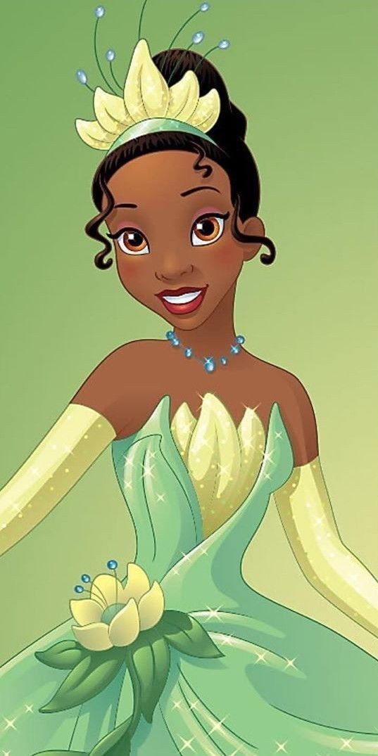 the princess and the frog from disney's animated movie