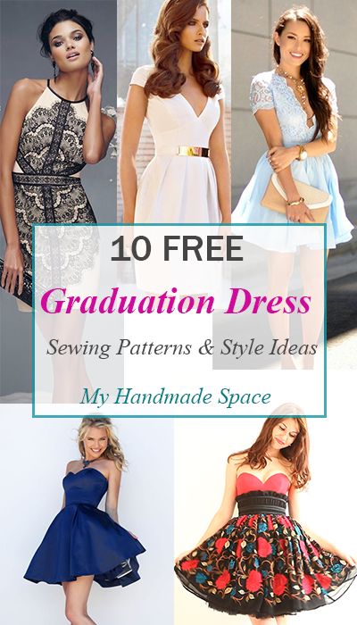 10 free graduation dress sewing patterns and style ideas