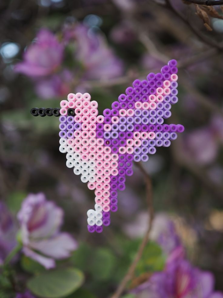 Bird Perler Beads Pixel Art 24x24, Bird Pixel Art, Pixel Bird, Pixel Art Simple, Melty Bead Designs, Melt Beads Patterns, Hamma Beads Ideas, Easy Perler Bead Patterns, Art Pixel