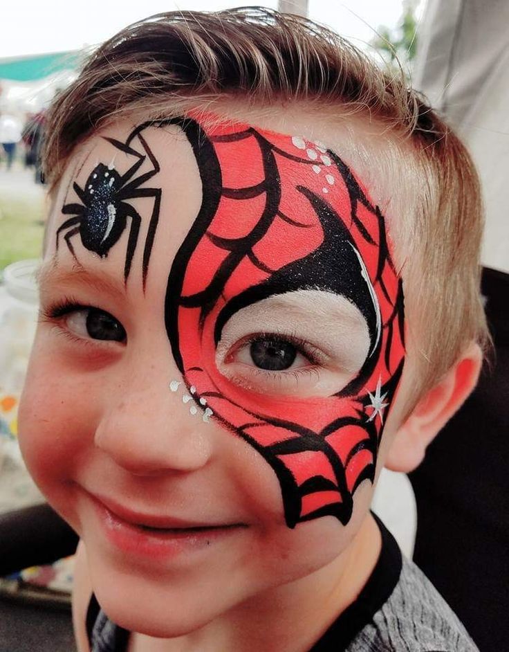 Pin by Kayla Passaro on Smudges | Face painting designs, Face painting, Kids face paint Easy Face Painting Halloween, Kids Face Painting Easy, Halloween Face Paint Ideas, Spider Man Face Paint, Kids Halloween Face, Easy Face Painting, Superhero Face Painting, Easy Halloween Face Painting, Easy Face Painting Designs