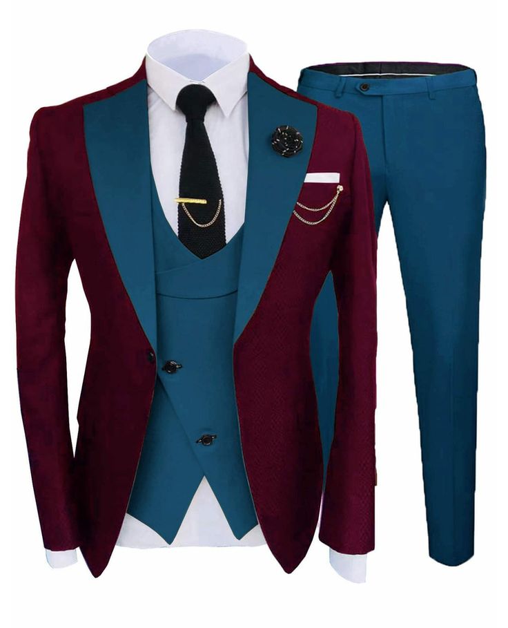 Top offer of the season! Men's Luxury Designer Three-piece Wedding Best Man Suit, now at an exclusive price of £124.95 Best Man Suit, Wedding Best Man, Elegant Suit, Man Suit, Designer Suit, Vibrant Purple, Mens Luxury, Designer Suits, Guinea Bissau