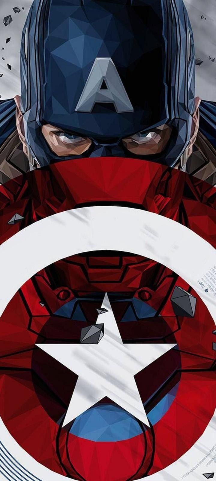 the captain america poster is shown in this image