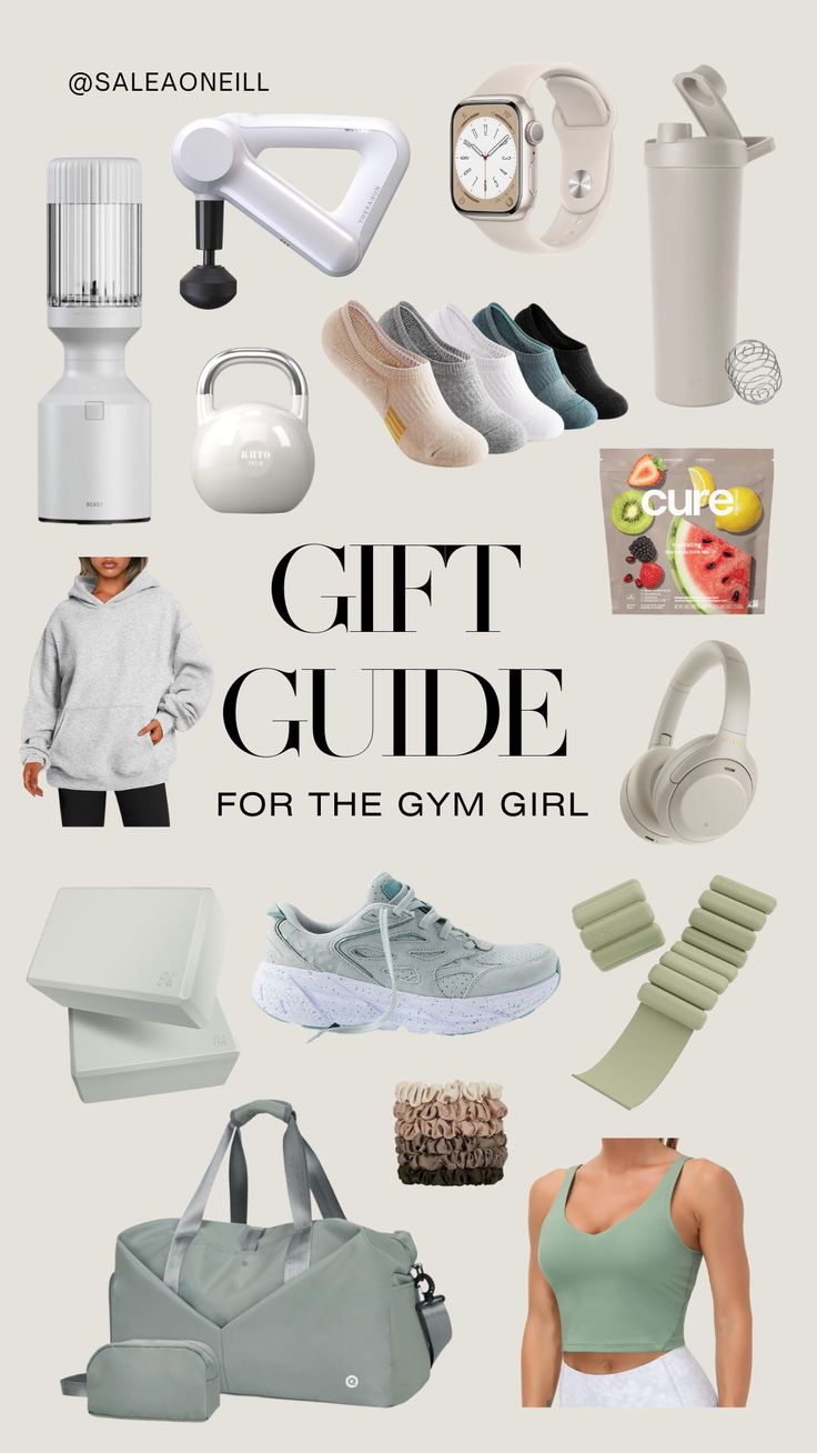 the gift guide for the gym girl