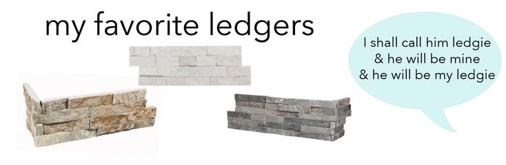 several different types of ledges are shown in this graphic above the words, my favorite ledges small wall ledge & the will be mine and he will be my ledge