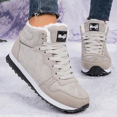 Women's Boots | Refresh your wardrobe at an affordable price Cute Winter Snow Boots, Comfortable Boots For Women Fall Winter, Trendy Winter Shoes For Women, Winter Walking Shoes, Cute Snow Boots Women, Cute Winter Shoes For Women, Shoes For Women Sneakers & Athletic, Fall Shoes 2024 Women, Winter Tennis Shoes