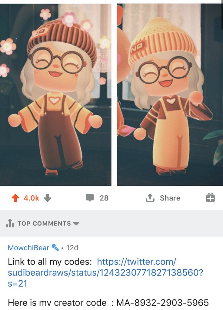 two screenshots of the same character on twitter