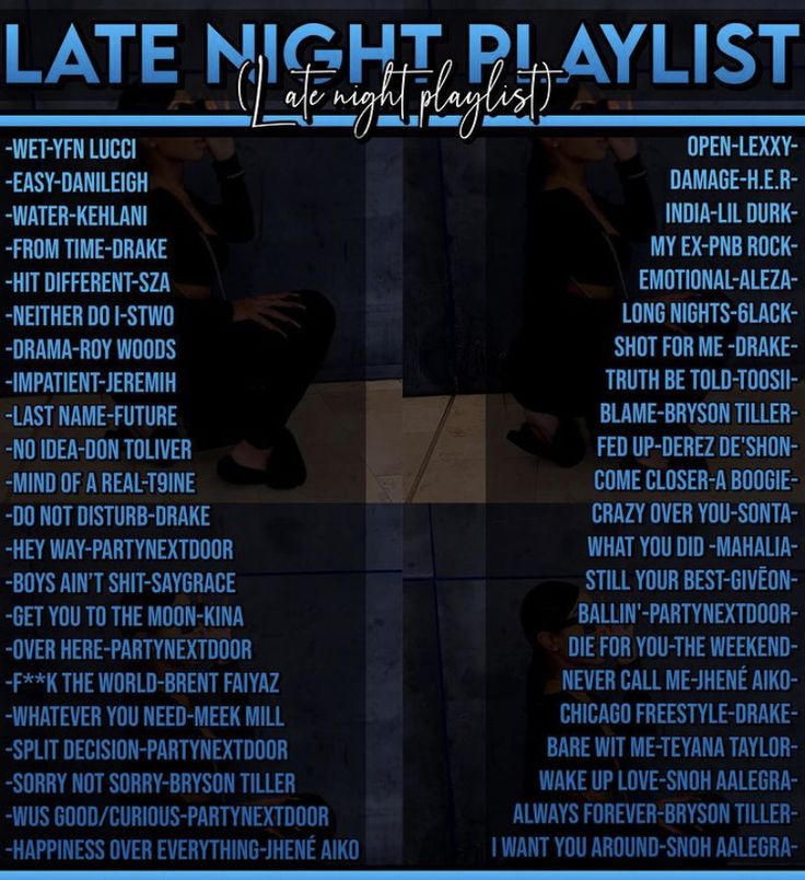 the late night playlist is out now