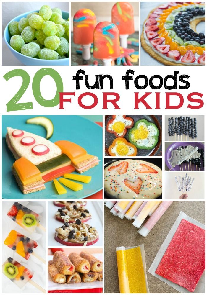 20 fun foods for kids to make and eat