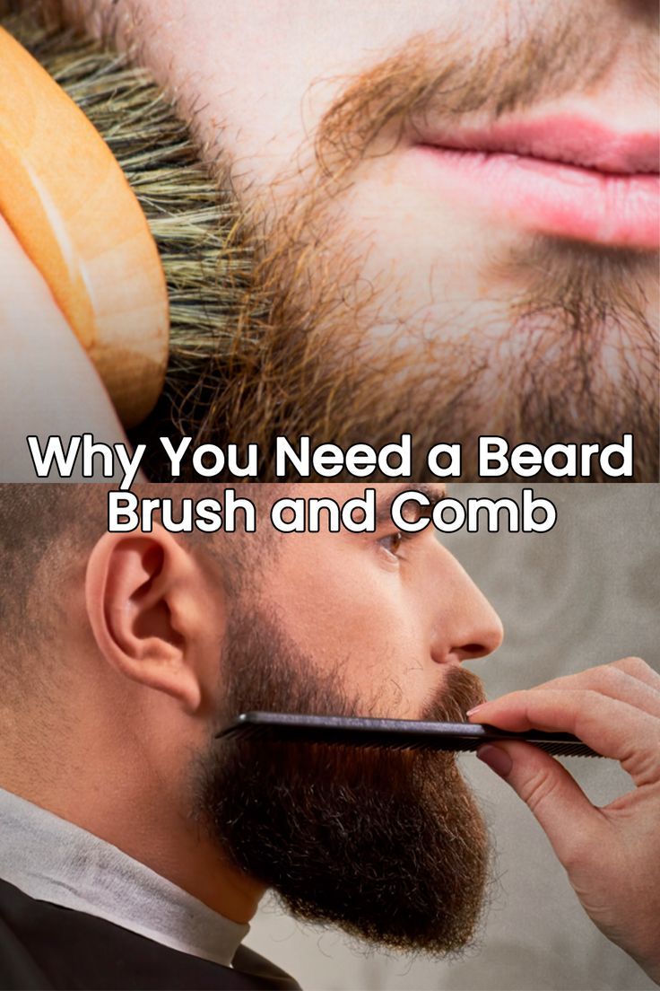 While combs are great for managing wet hair, a Beard Brush works best when everything is nice and dry. A brush covers a much larger area of your facial hair, allowing you to more effectively define its overall shape. On a similar note, a brush is also the perfect tool for directing your whiskers in a particular direction, which is essential for training your facial hair to grow and look the way you want. Brush And Comb, Beard Brush, Beard Look, Beard Combs, Grooming Routine, Beard Grooming, Beard Care, Beard Oil, Loose Hairstyles