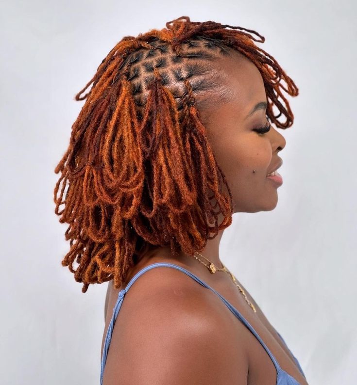 Faux Locs Blonde, Dreadlocks Hair Care, Skunk Stripe, Beautiful Black Hair, Short Locs Hairstyles, Faux Locs Hairstyles, Dreads Styles, Natural Hair Beauty, Hair Appointment