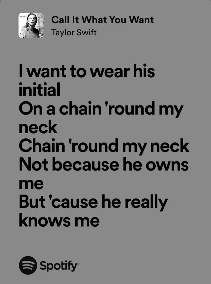 a text message with the caption call it what you want i want to wear his initial on a chain round my neckchain round my neck not because he owns me but cause he