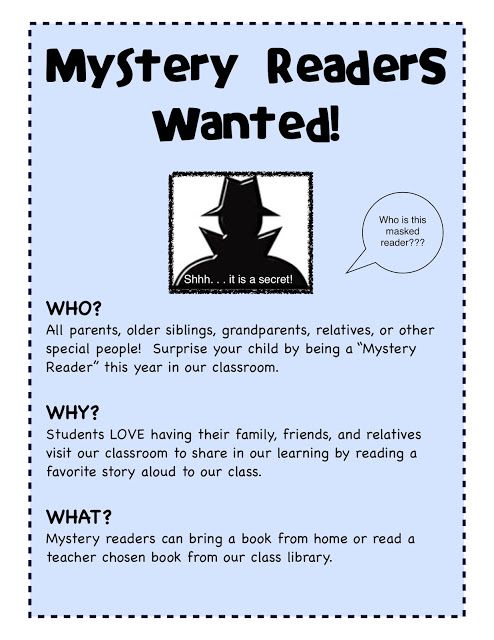 a poster with the words mystery readers wanted