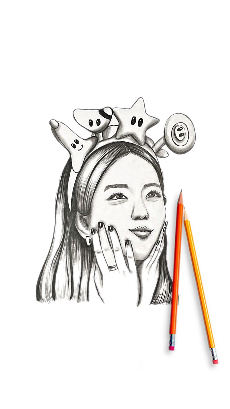 Pencil sketch of Kim Jisoo from BlackPink Jisoo Drawing Pencil Easy, Jisoo Drawing Pencil, Sketch Celebrity, Jisoo Drawing, Learn To Sketch, Sketches Tutorial, Art Fanart, Jisoo Blackpink, A Pencil