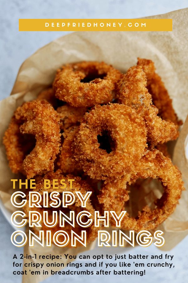 the best crispy crunchy onion rings recipe