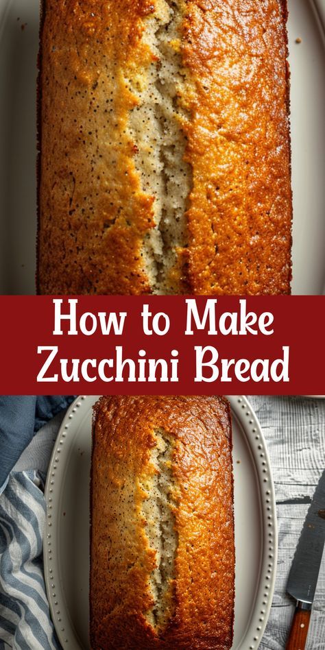 two loafs of zucchini bread sitting on top of a white plate next to a knife and fork