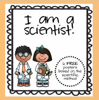 i am a scientist poster with two kids