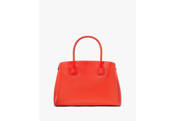 Add instant style to your in-office days with this sophisticated leather satchel. | Kate Spade Serena Satchel, Red Berry Red Leather-lined Satchel For Business, Designer Red Satchel For Business, Red Double Handle Satchel For Business, Red Shoulder Bag With Gold-tone Hardware For Work, Red Business Bag With Smooth Grain, Classic Kate Spade Office Satchel, Red Leather-lined Satchel For Formal Occasions, Red Shoulder Bag With Detachable Handle For Work, Formal Red Shoulder Bag With Smooth Grain